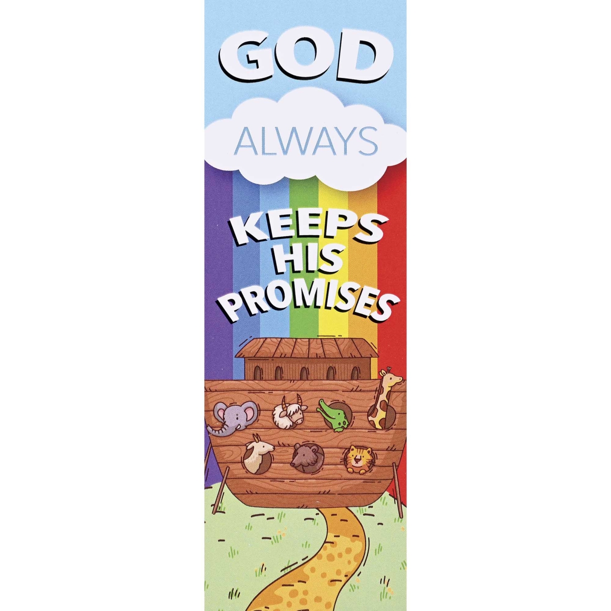 BKM-3255 Packaged Bookmarks God Always 2X6 12-Pk