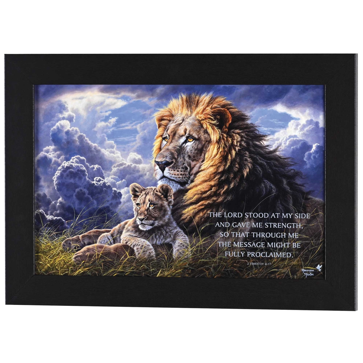 34C-2013-862 Framed Wall Art Lord Stood By My Side