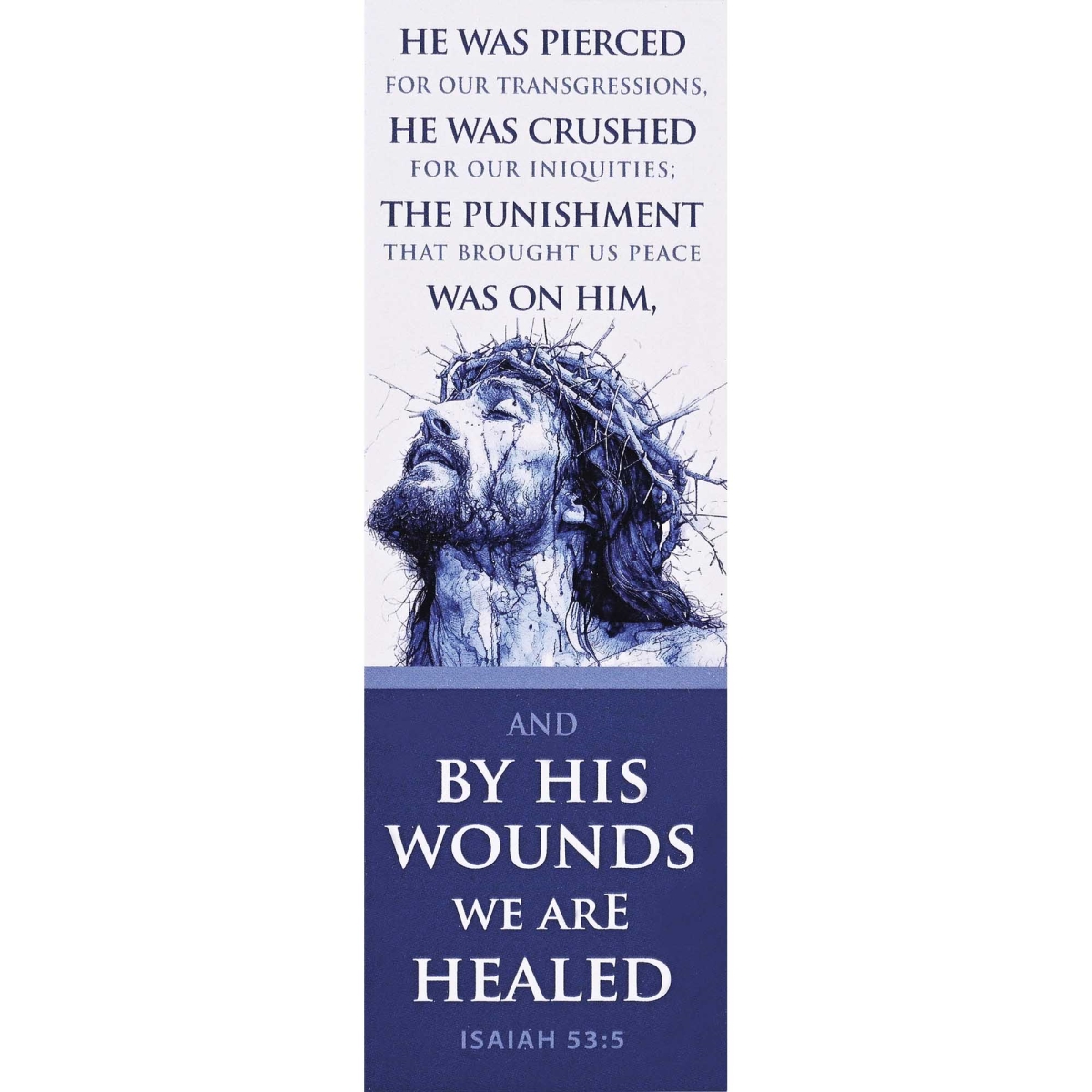 BKM-3262 Packaged Bookmarks He Was Pierced 12-Pk