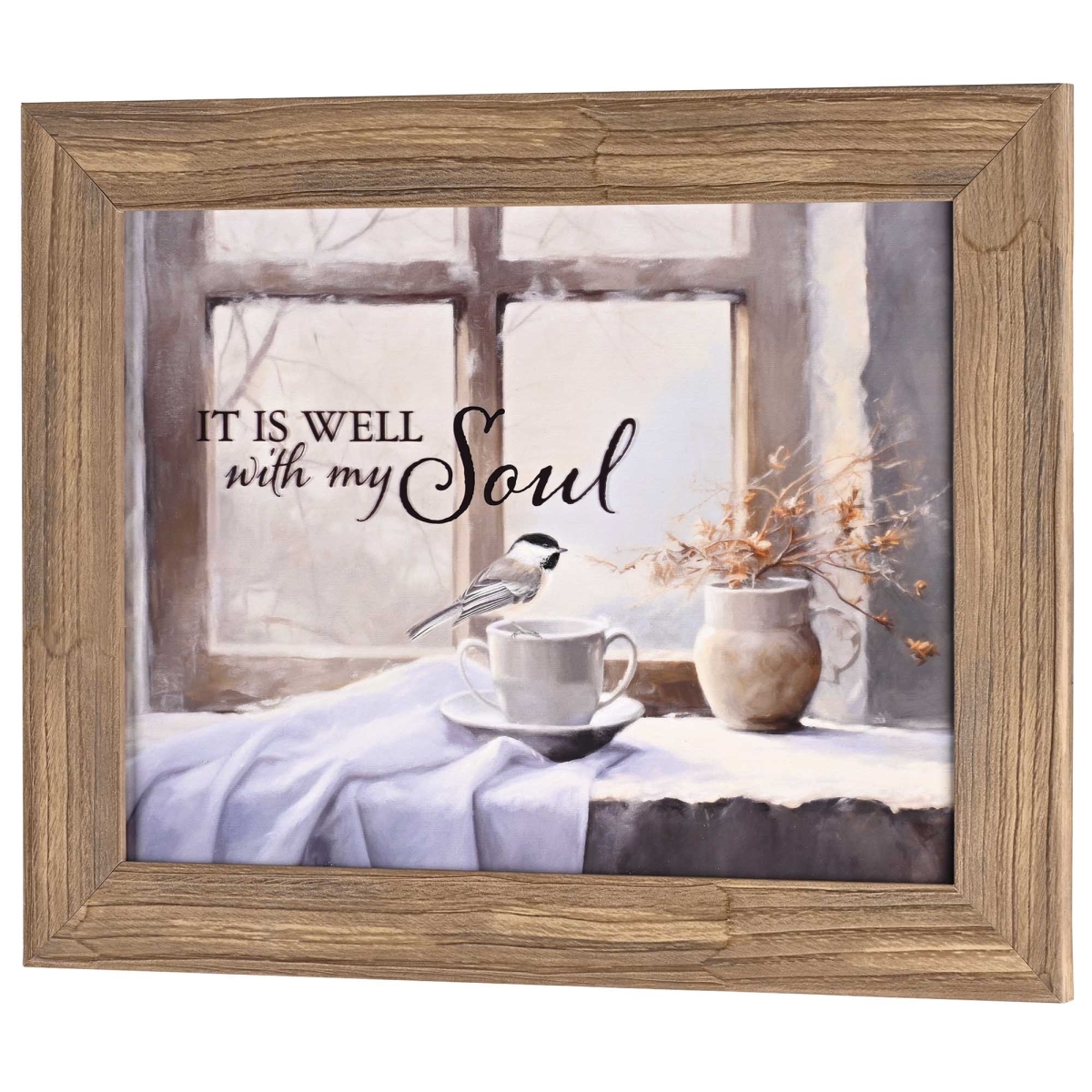 28BW-1612-865 Framed Wall Art It Is Well With My Soul