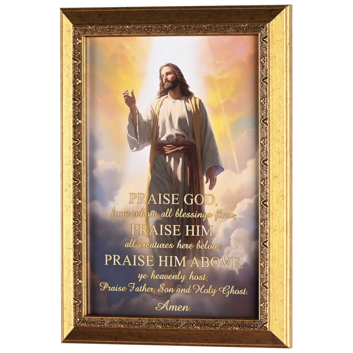 80AG-812-860 Framed Wall Art Praise God From Whom All