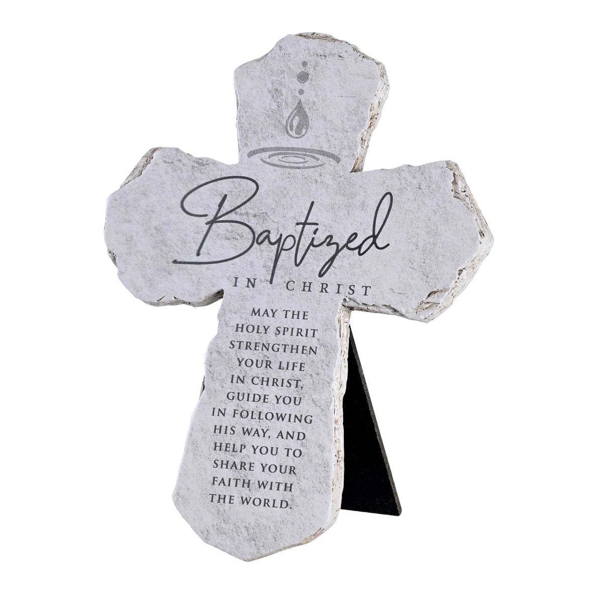 TTCR-3017 Tabletop Cross Baptized In Christ 7H