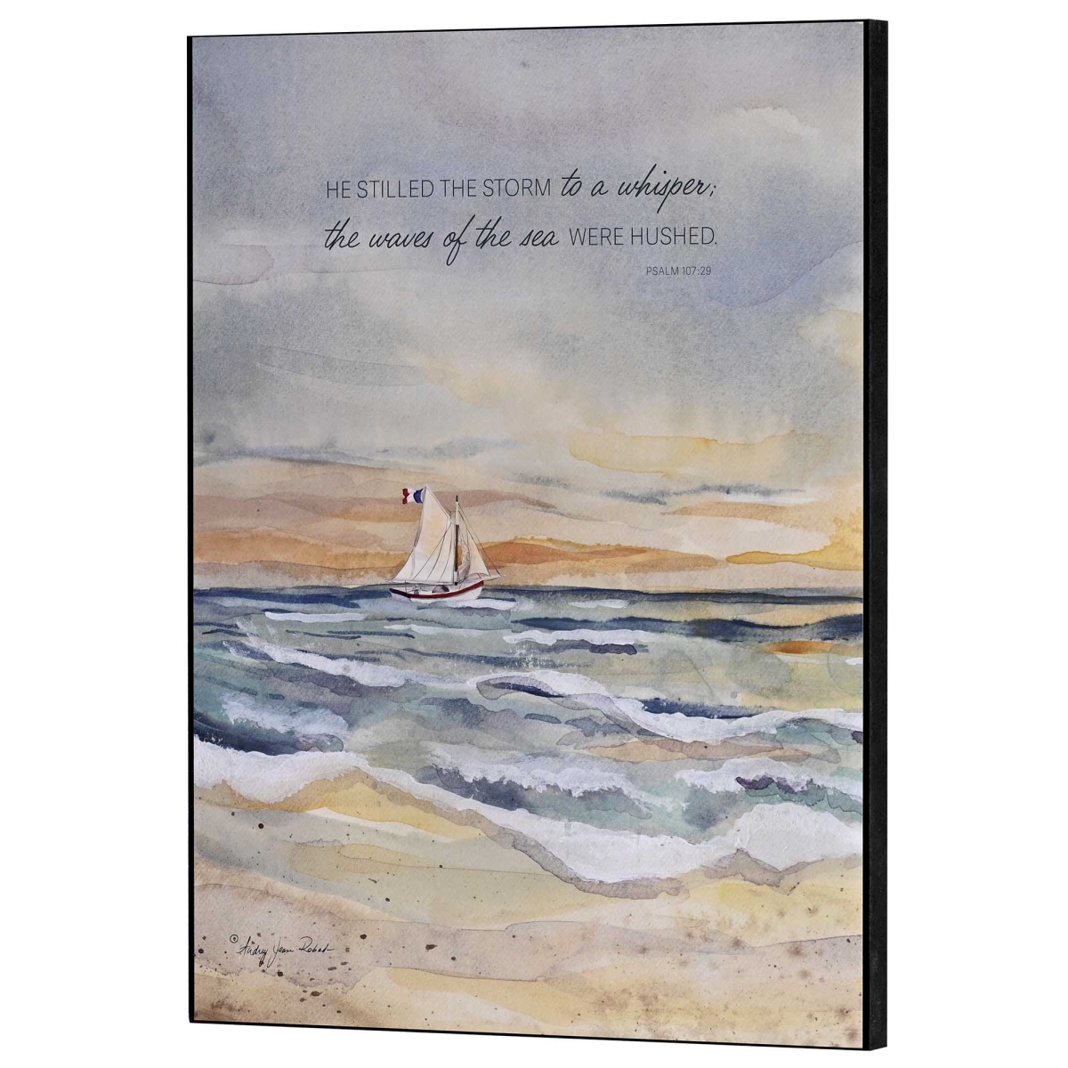 PLK1216-444 Wall Plaque He Stilled The Storm