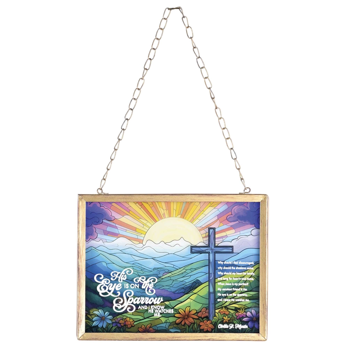 FRMGLS-305 Framed Wall Decor His Eye Is On The