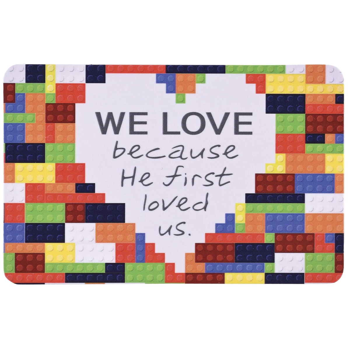 BKMPK-697 Pocketcard We Love Because He First