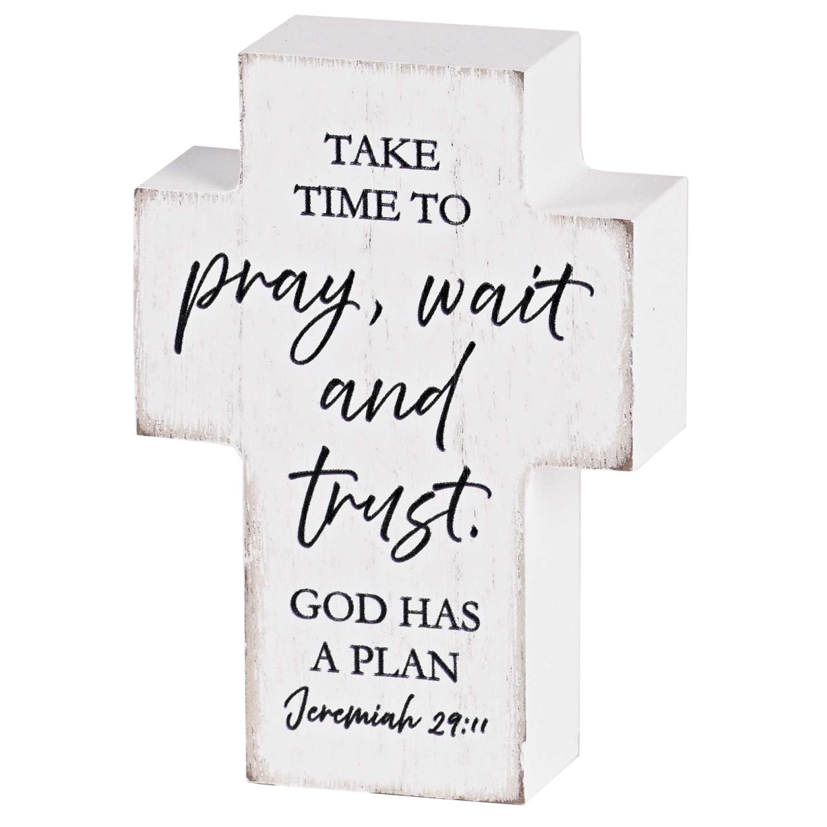 TPLKC34-127 Tabletop Cross Take Time To Pray 3x4