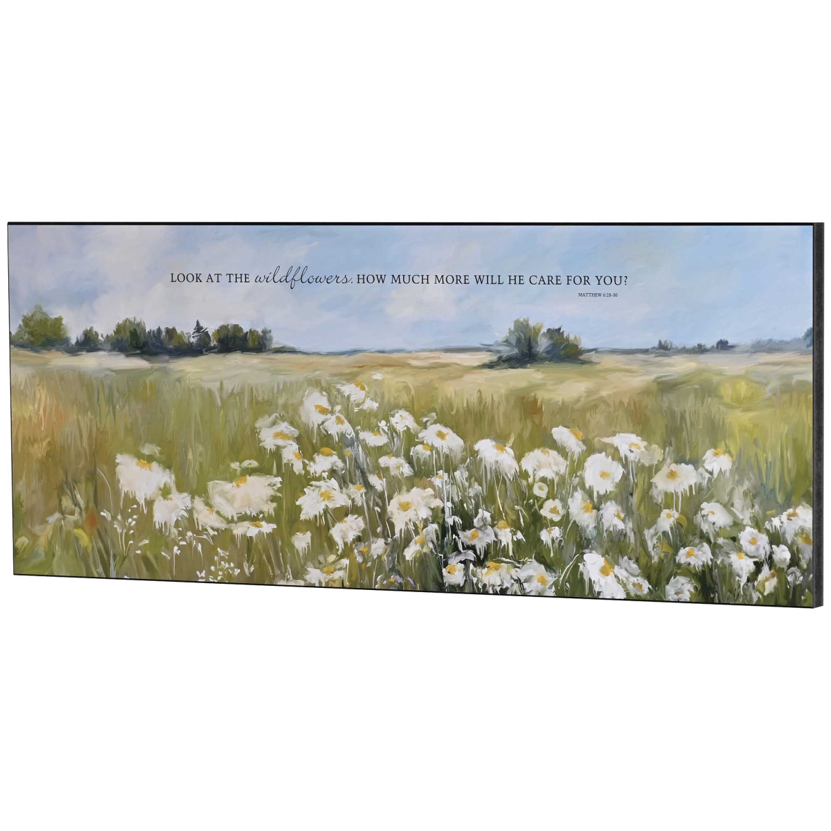 PLK2410-447 Wall Plaque Look At The Wildflowers