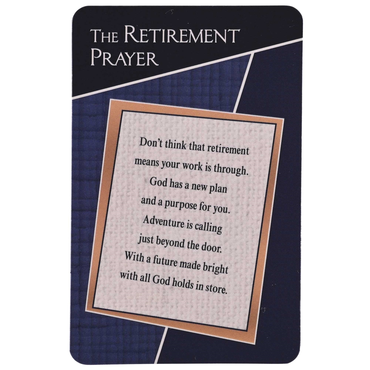 BKMPK708 Pocketcard Retirement Prayer  Men