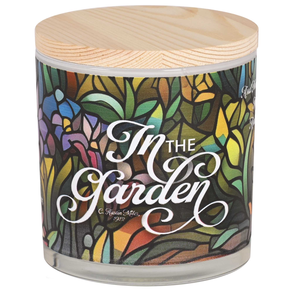 Picture of Dicksons CNDLG-16 Soy Candle In The Garden 13 Oz