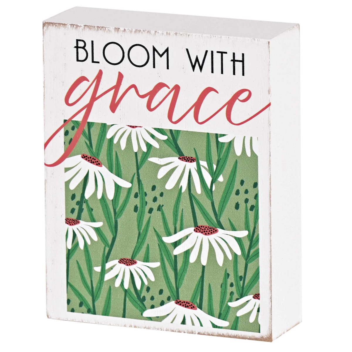 TPLK34-351 Tabletop Plaque Bloom In Grace 3X4