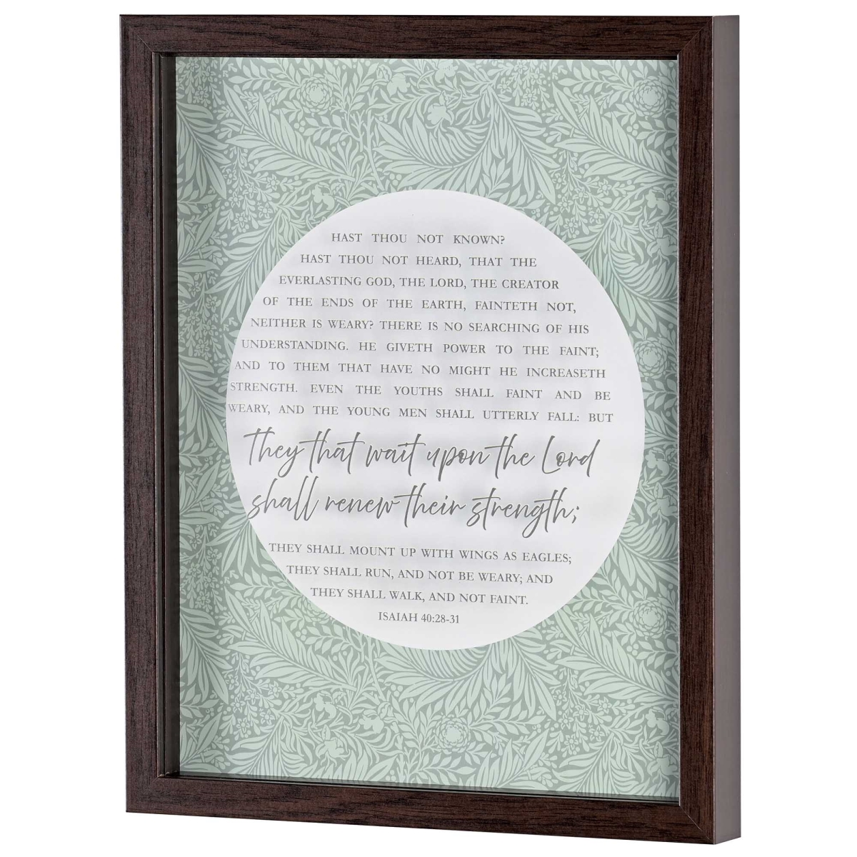 FRMWDWAL-1114-58 Framed Wall Art But They That Wait Upon