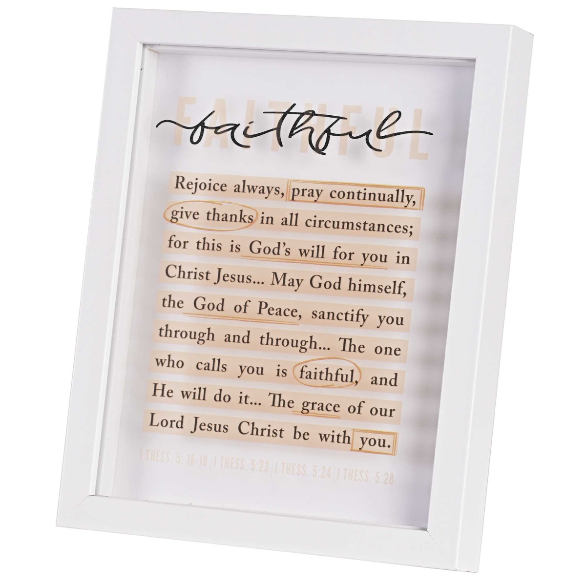 FRMWDW-810-61 Framed Art Faithful 8X10
