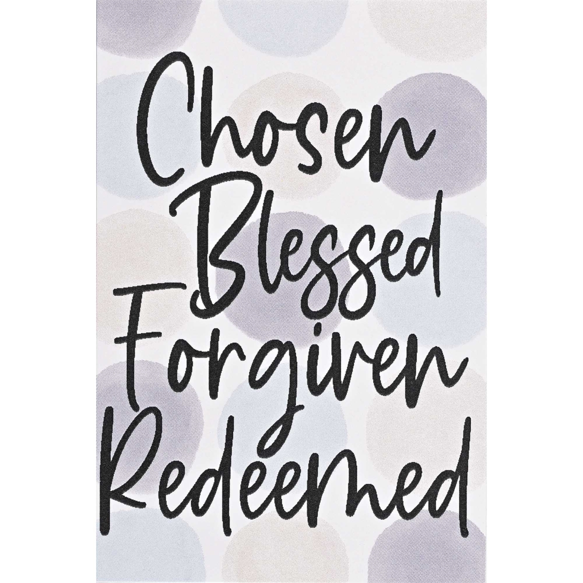 IBB-320 Itty Bitty Card Chosen Blessed Forgiven