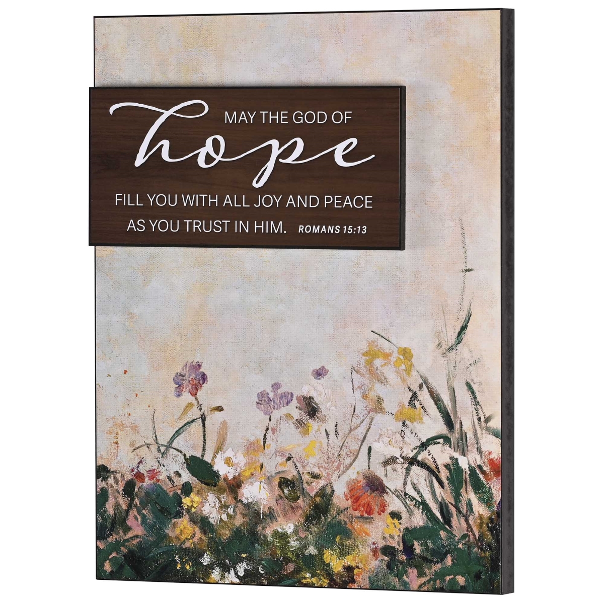 SPLK1114-432 Stacked Wall Plaque May The God Of Hope