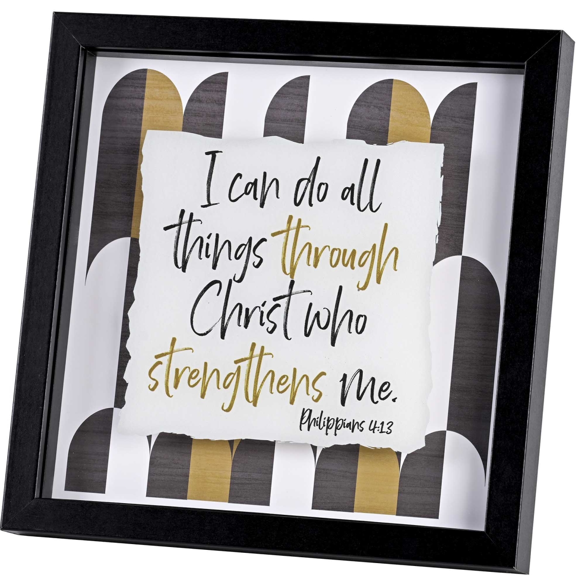 FRMWDBL-1010-9 Framed Art I Can Do All Things