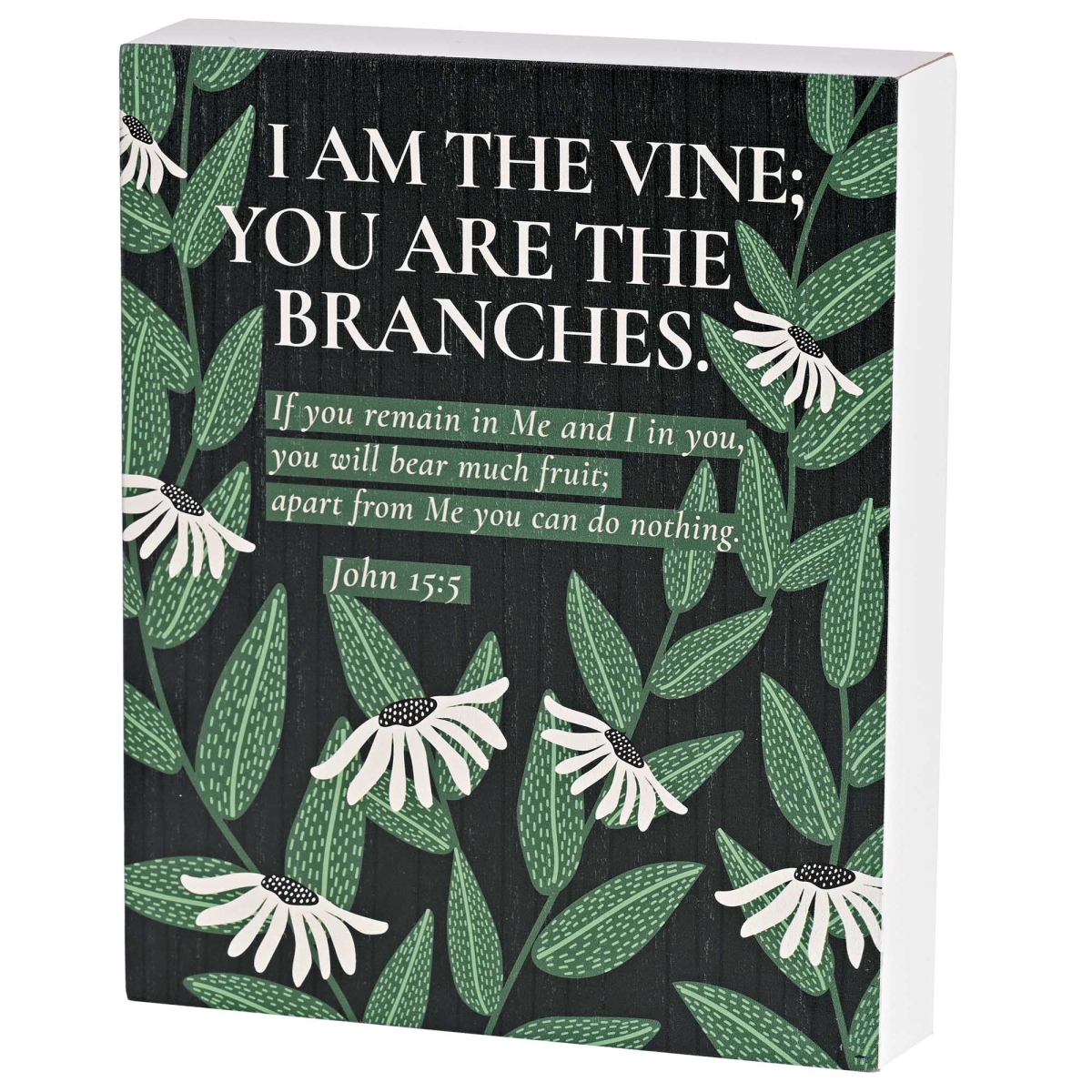 TPLK810-108 Tabletop Plaque I Am The Vine 8x10