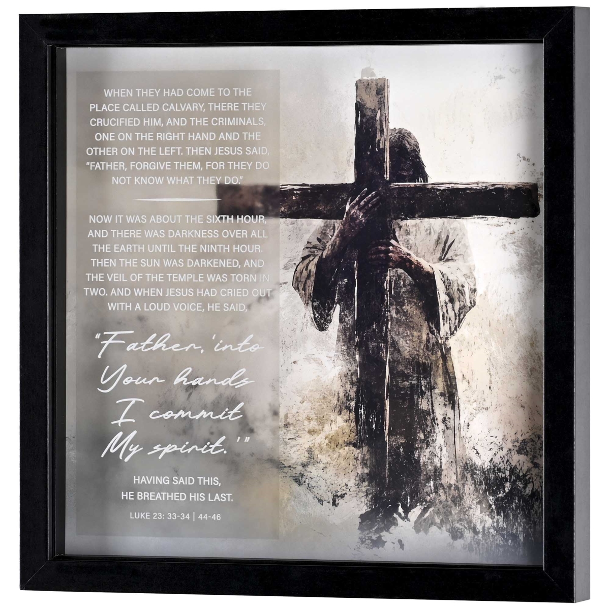 FRMWDBL-1212-10 Framed Wall Art The Place Called Calvary