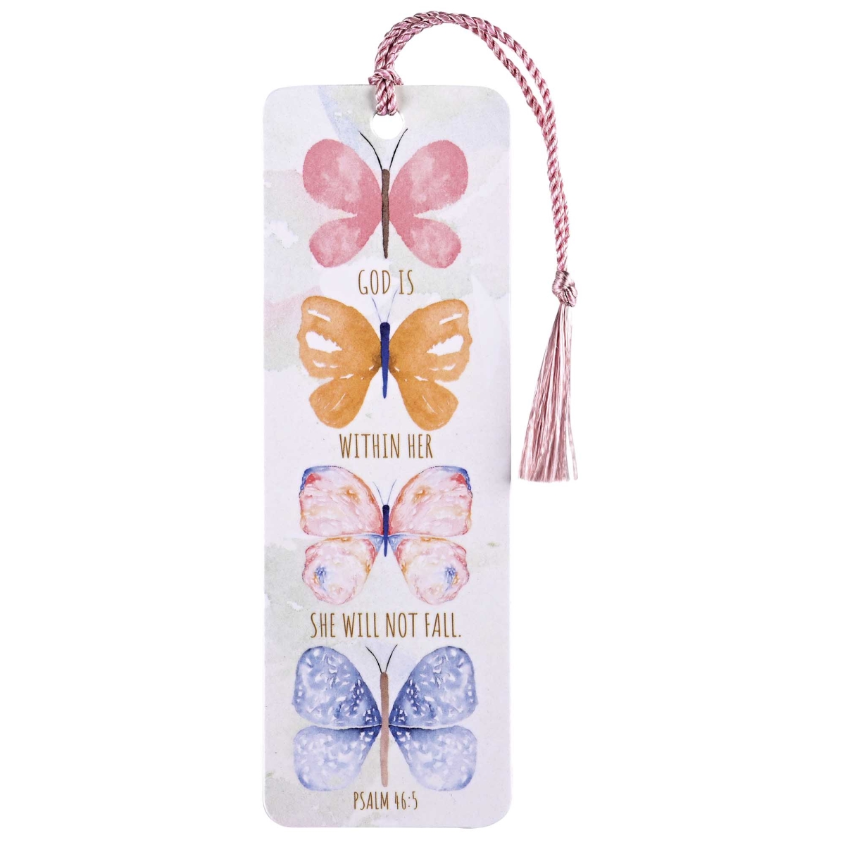 BKMTL-711 Tassel Bookmark God Is With Her She Will