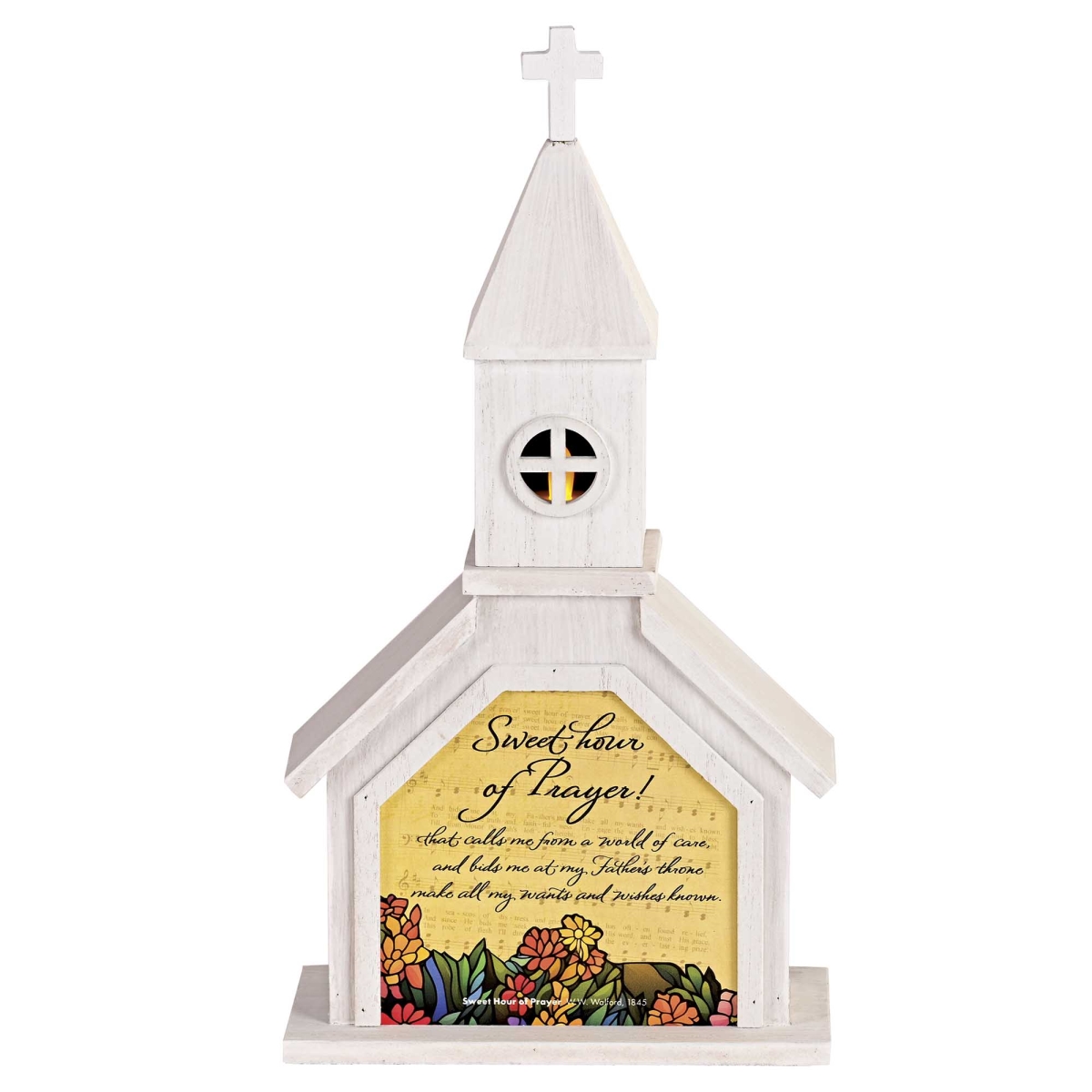 Picture of Dicksons FIGREW-301 Church Figurine Sweet Hour Of Prayer