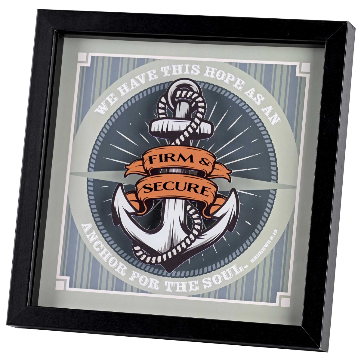 FRMWDBL-1010-11 Framed Art Anchor We Have This Hope