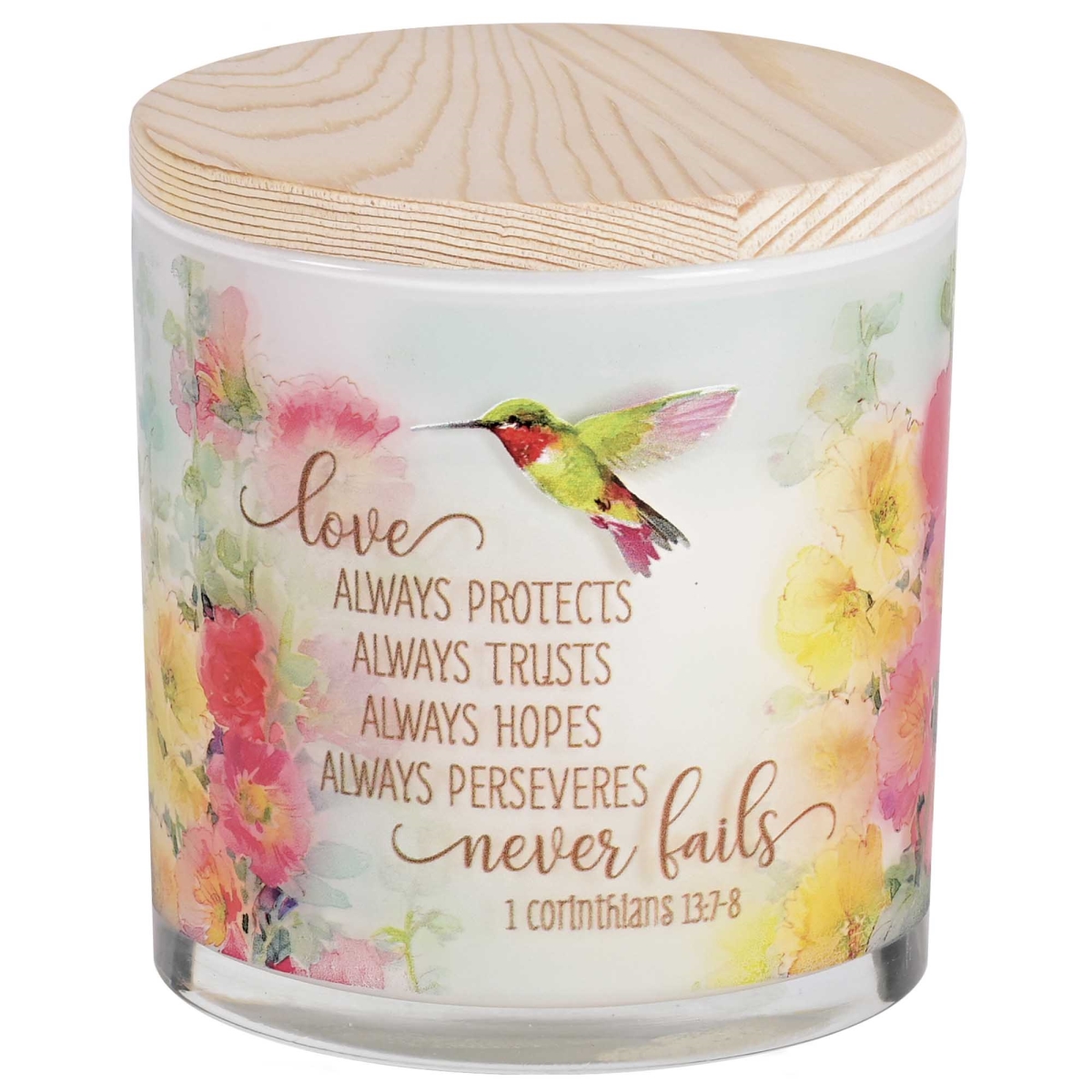 Picture of Dicksons CNDLG-32 Soy Candle Love Never Fails 13 Oz