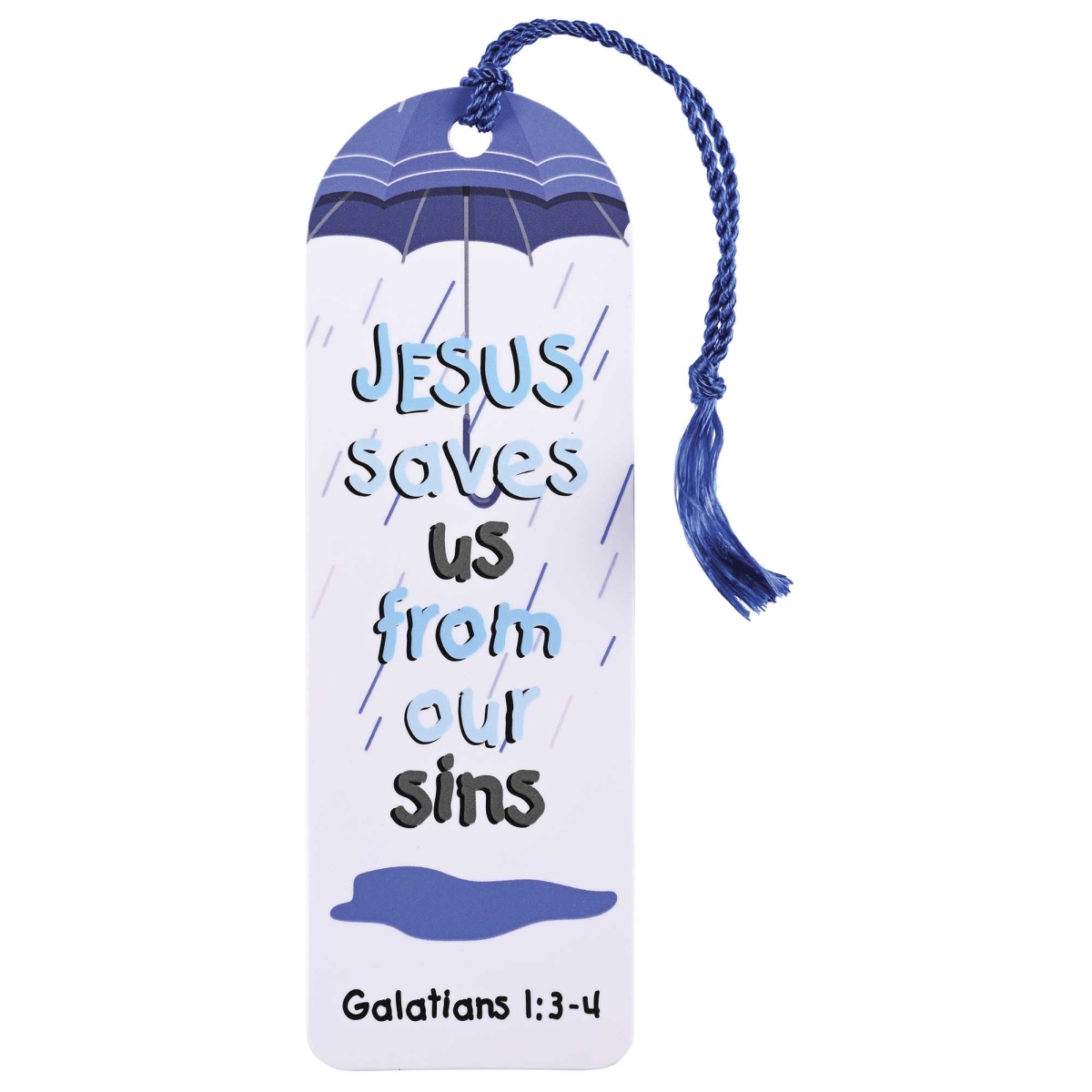 BKMTL-686 Tassel Bookmark Jesus Save Us From Our