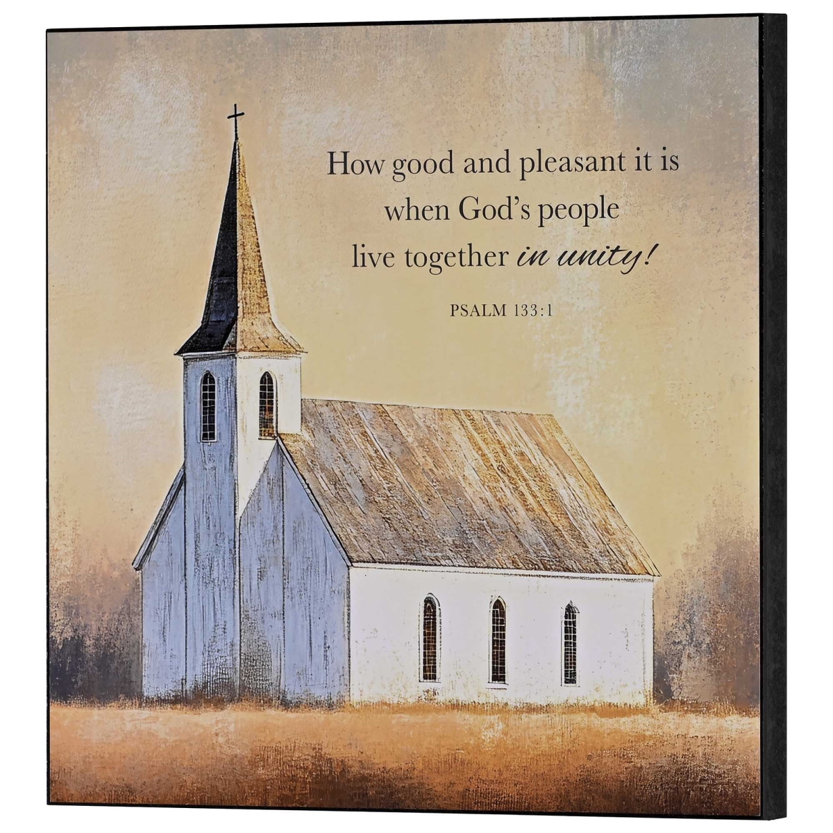 PLK1010-438 Wall Plaque Gods People Live In Unity