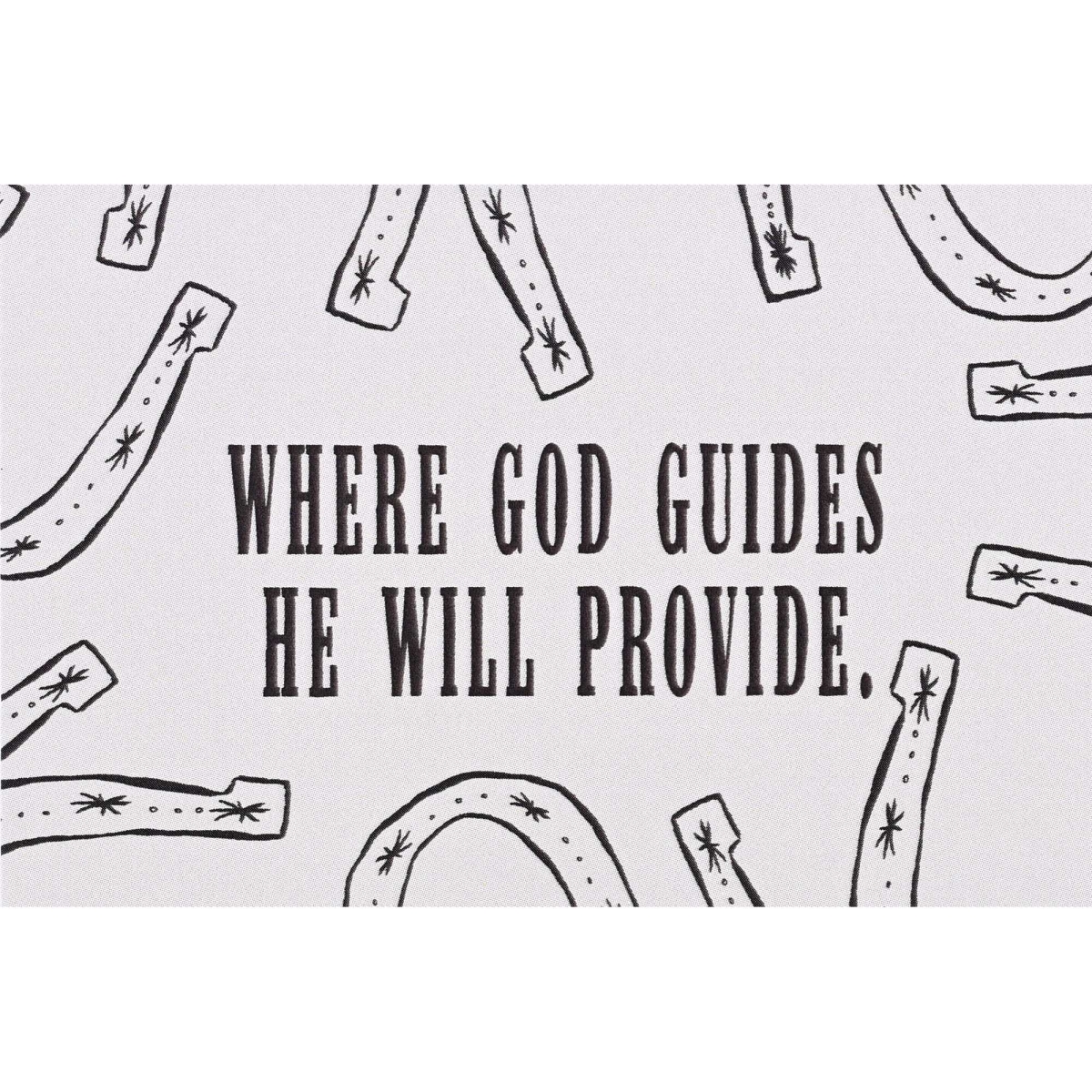 IBB-313 Itty Bitty Card Where God Guides He Will
