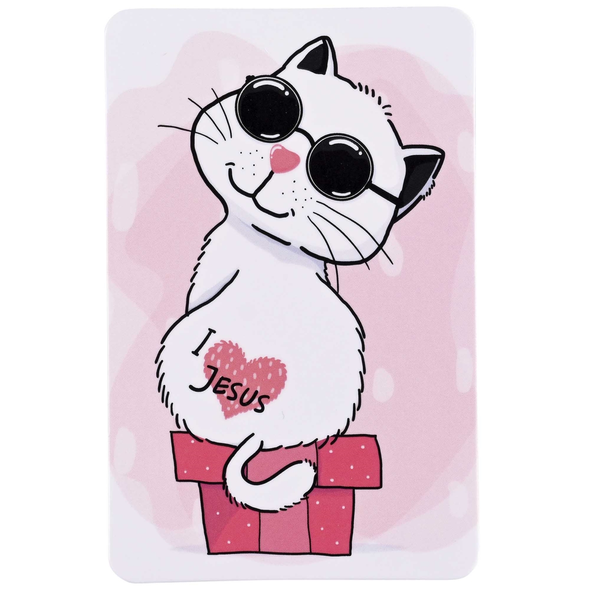 BKMPK-689 Pocketcard Cat I Love Jesus