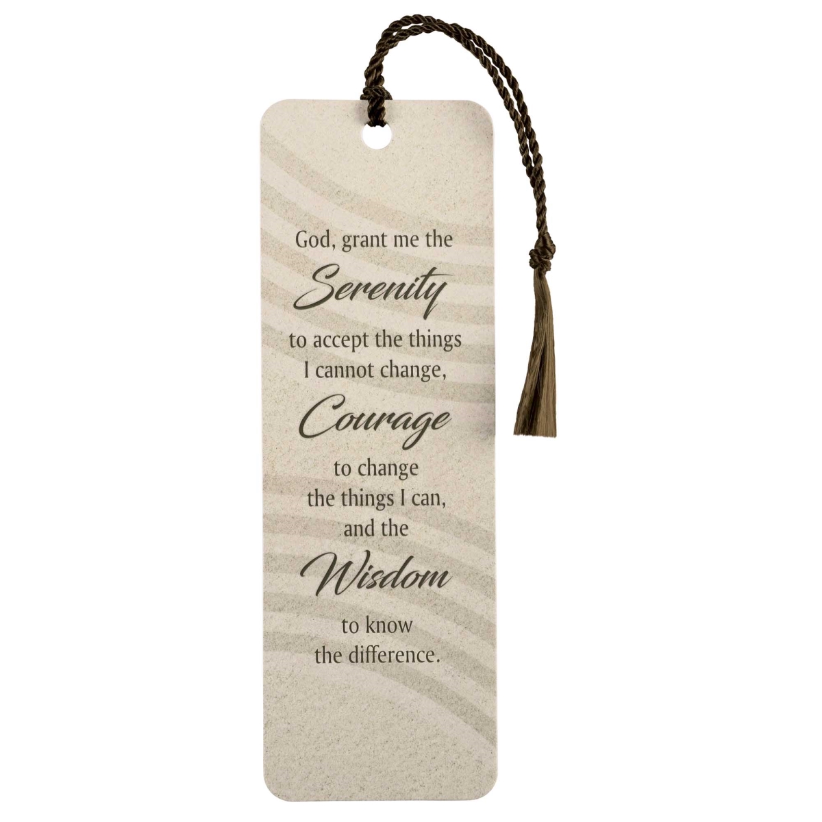 BKMTL-707 Tassel Bookmark Serenity Prayer