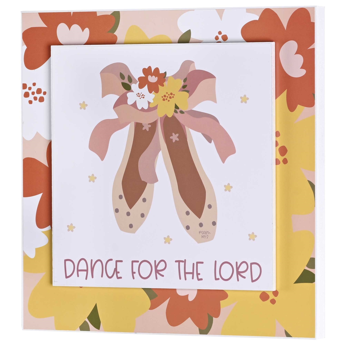SPLK1212-431 Stacked Wall Plaque Dance For The Lord