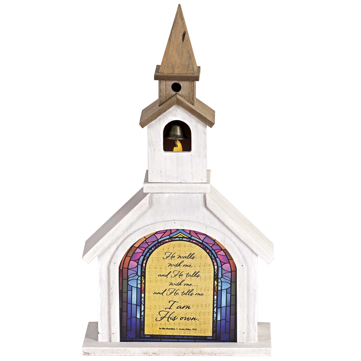 Picture of Dicksons FIGREW-101 Church Figurine In The Garden 14.5H