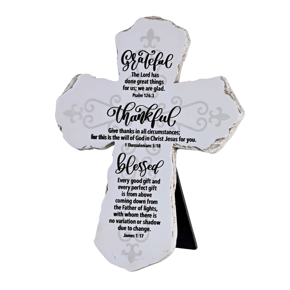 TTCR-3015 Tabletop Cross Grateful Thankful 7H