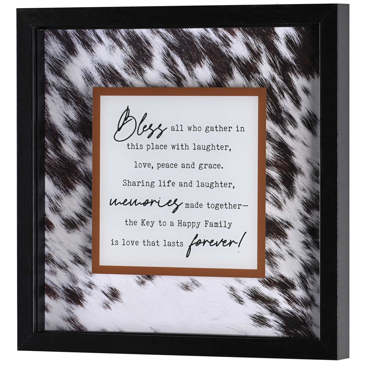FRMWDBL-1212-9 Framed Wall Art Bless All Who Gather