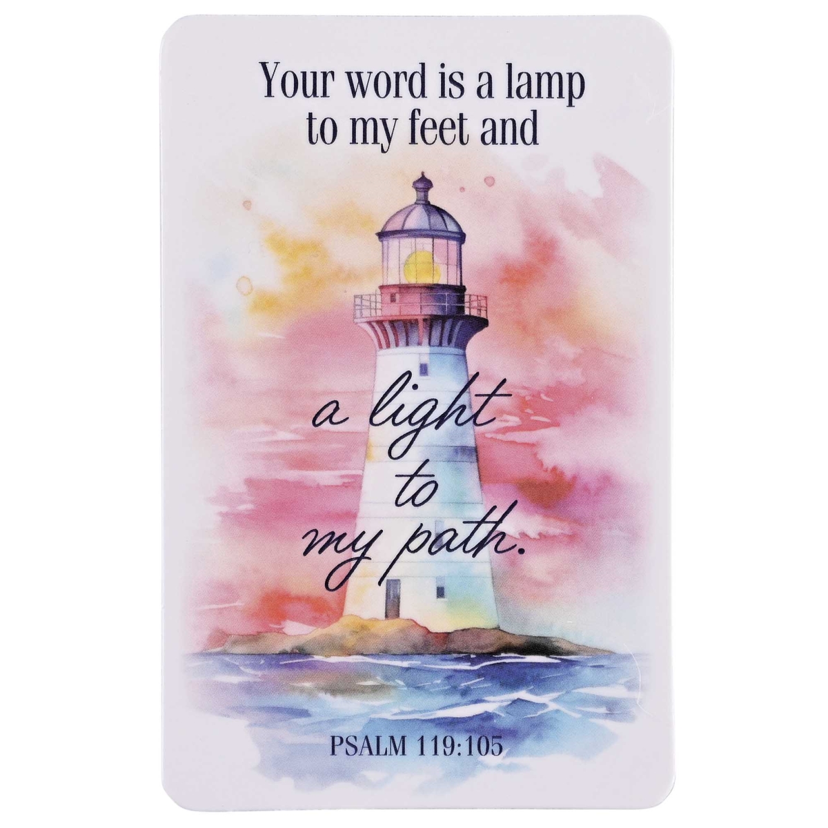 BKMPK-692 Pocketcard Lighthouse Your Word Is A
