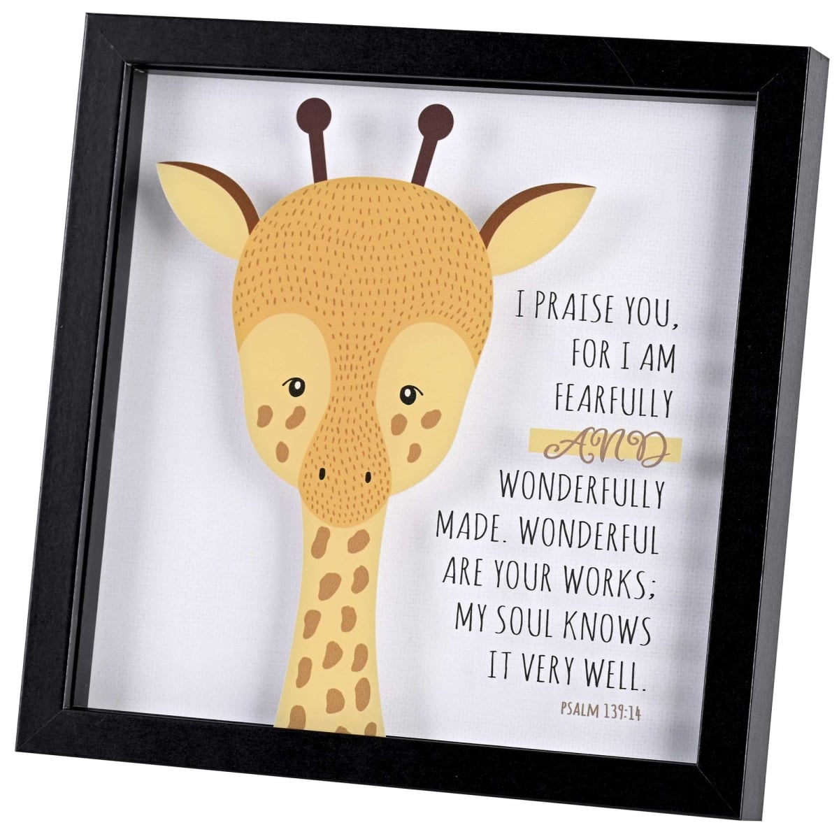 FRMWDBL-1010-5 Framed Art I Praise You For I Am