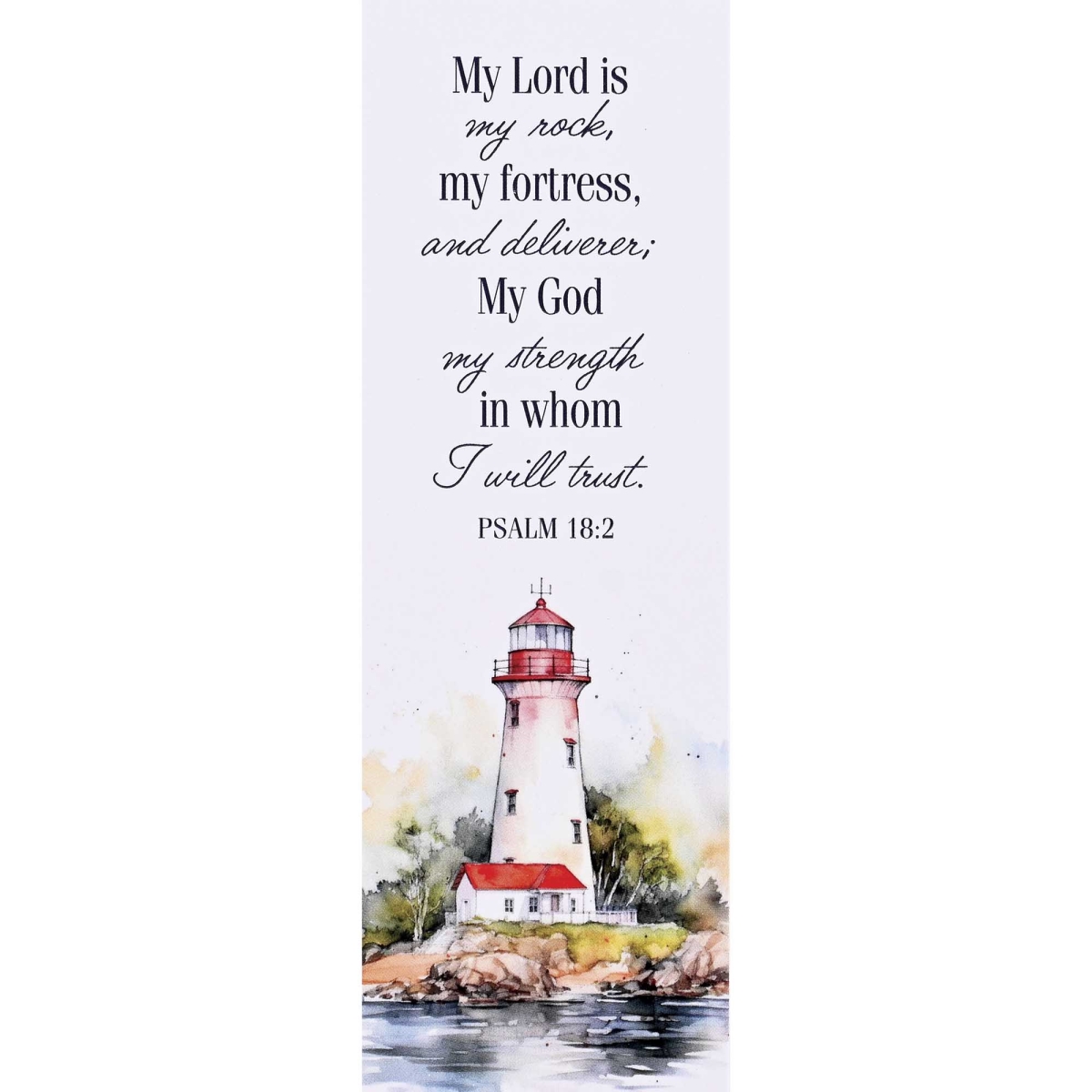 BKM-3265 Packaged Bookmarks Lighthouse My Rock