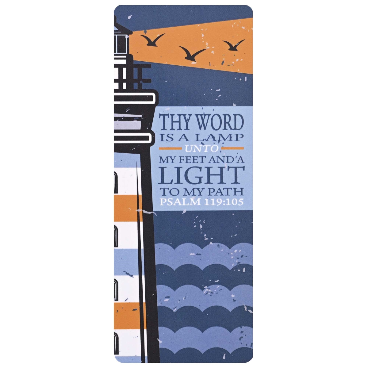 BKM-BC156 Bookcard Lighthouse Your Word Is A Lamp