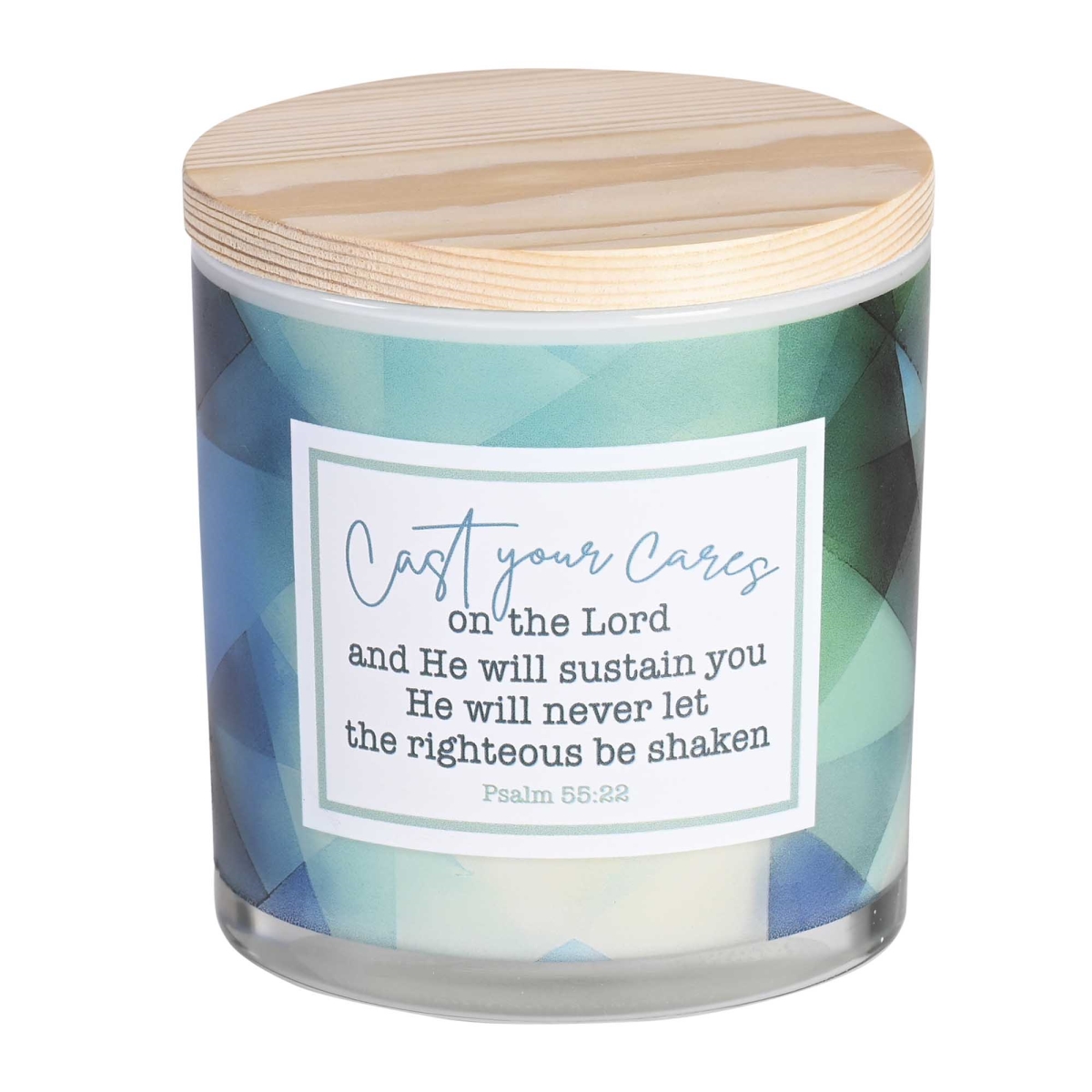 Picture of Dicksons CNDLG-5 Soy Candle Cast Your Cares On Lord 13 Oz