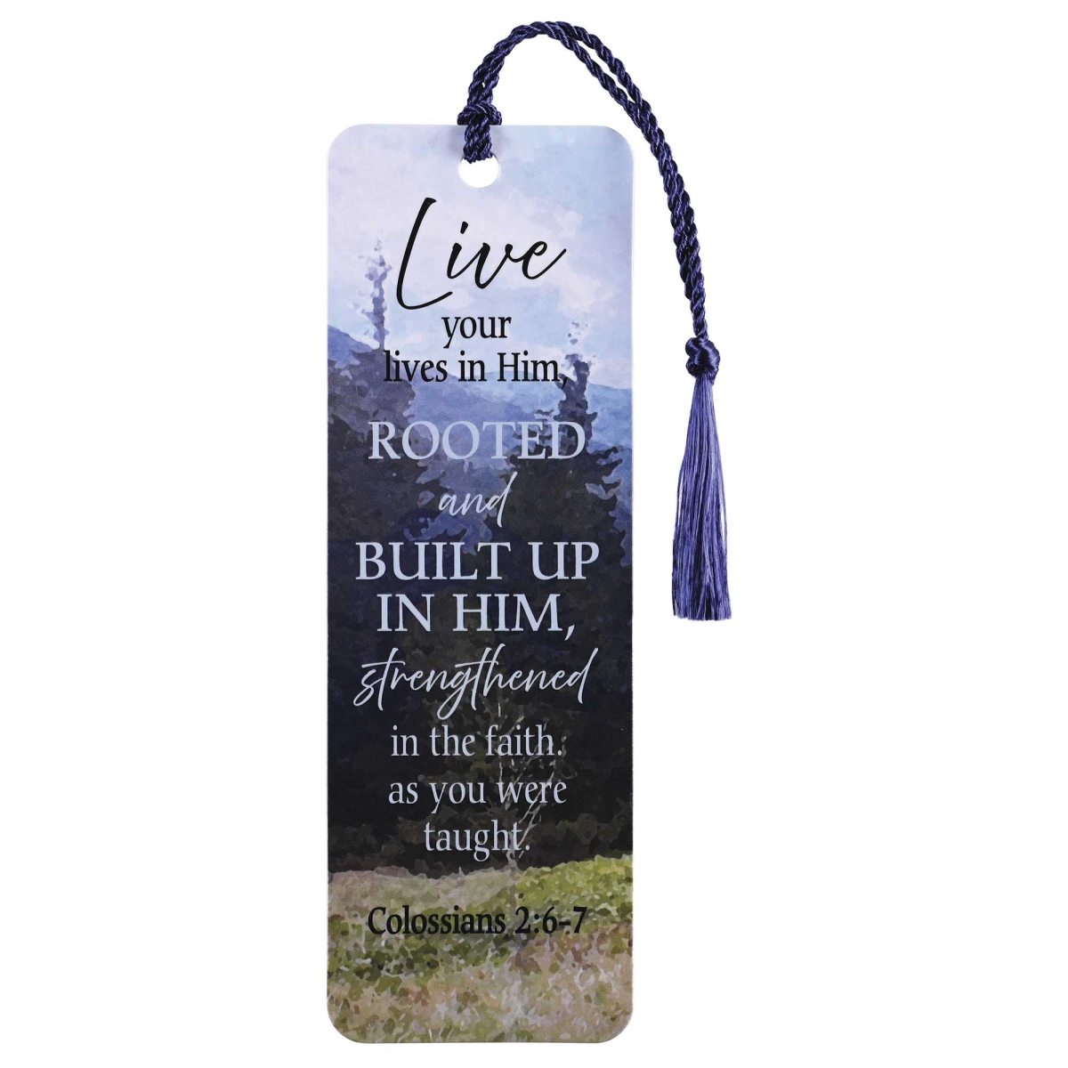 BKMTL-658 Tassel Bookmark Live Your Lives In Him