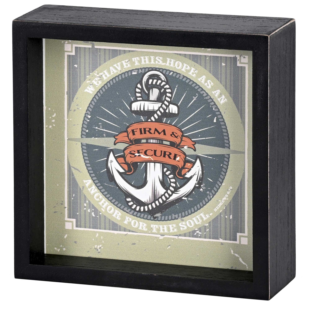 TTP6-12 Tabletop 2 Sided Art Anchor Hebrews 6:19