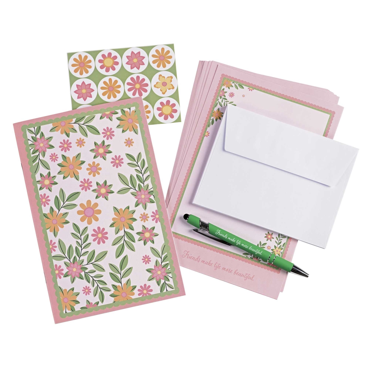 JSPACK-8 Journal Stationery Set Friends Make Life