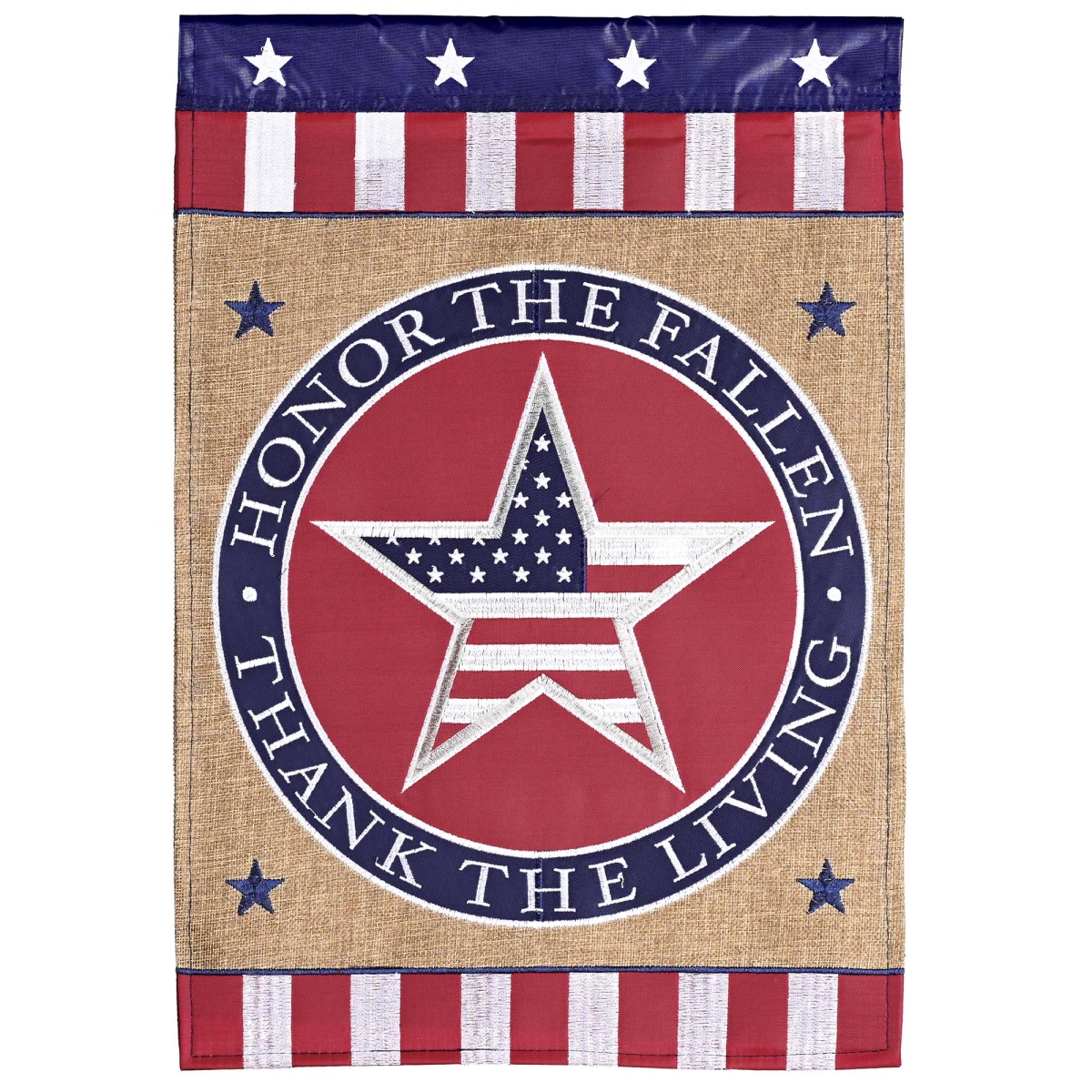 M012125 Garden Flag Patriotic Honor The Fallen