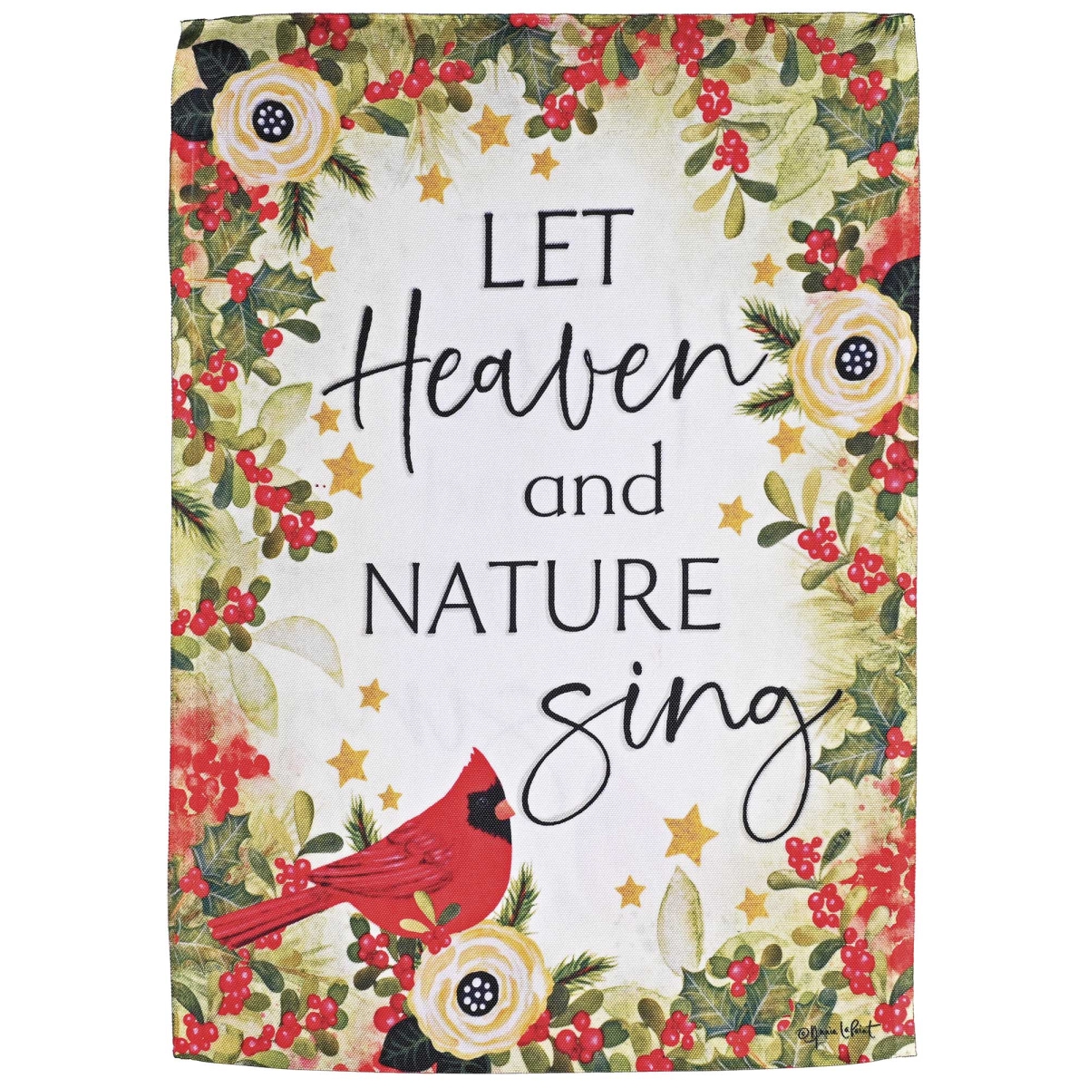 M080344 Garden Flag Let Heaven And Nature Sing