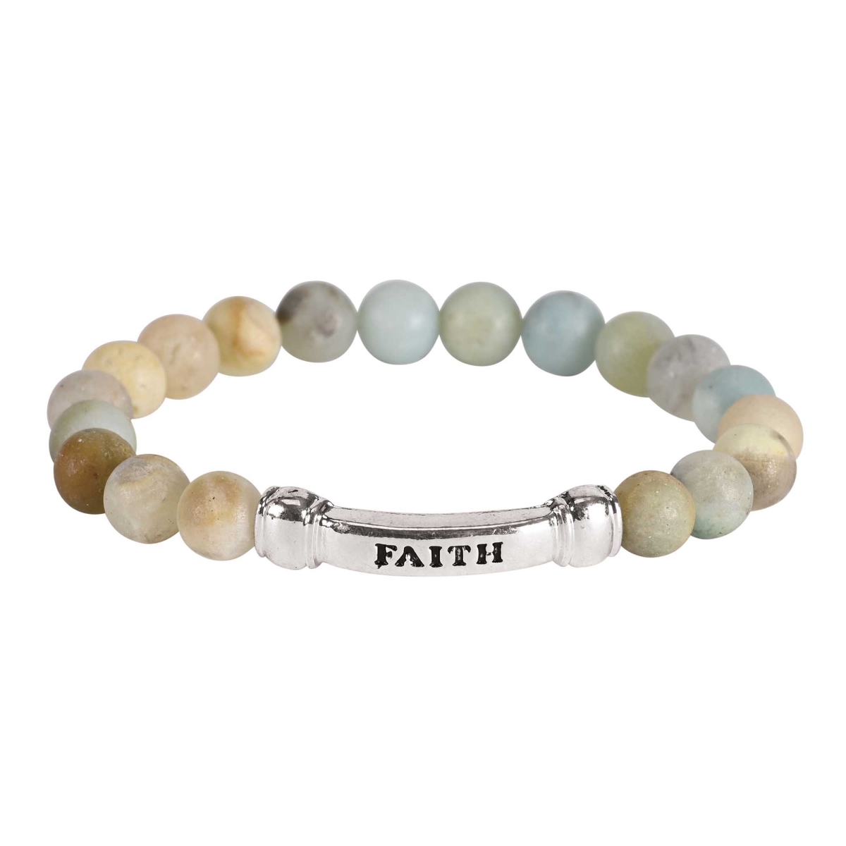 Picture of Dicksons 35-8588 Bracelet Faith Amazonite Gem Stone