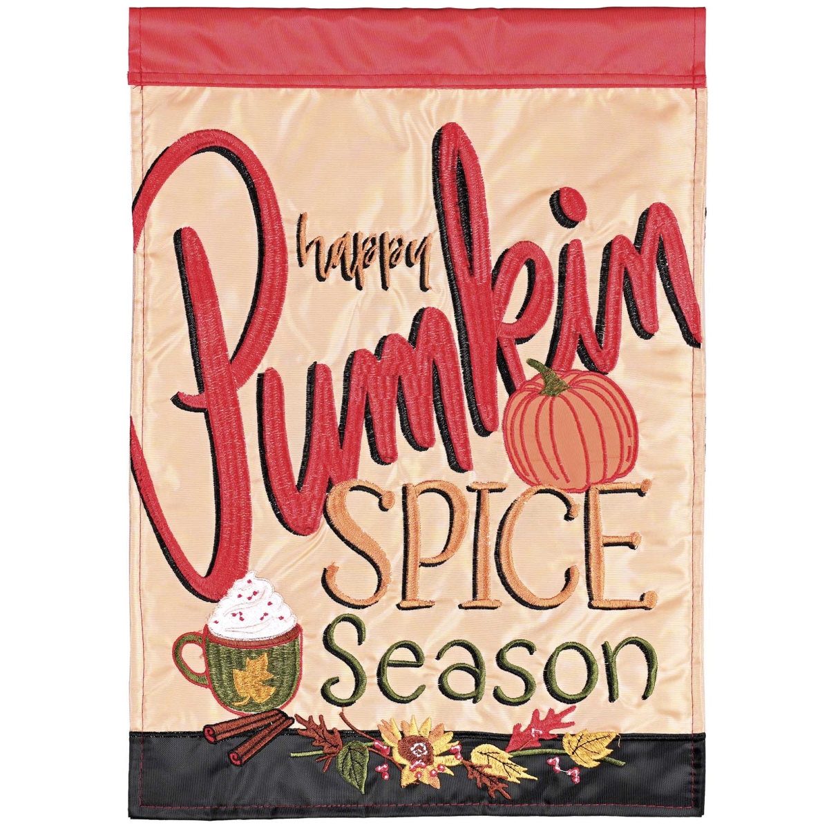 M012113 Garden Flag Happy Pumpkin Spice Season