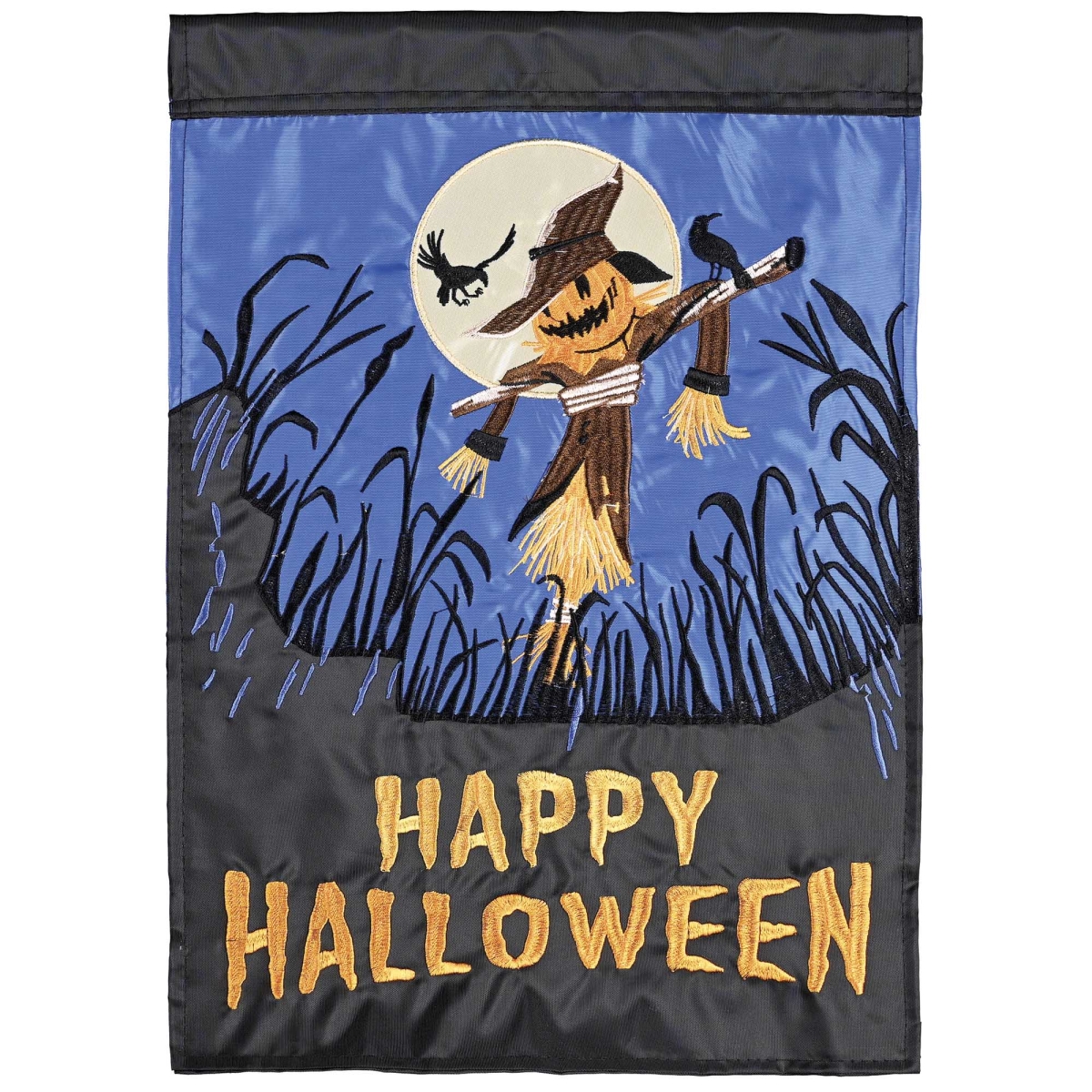 M012124 Gardenflag Scarecrow Cornfield Halloween