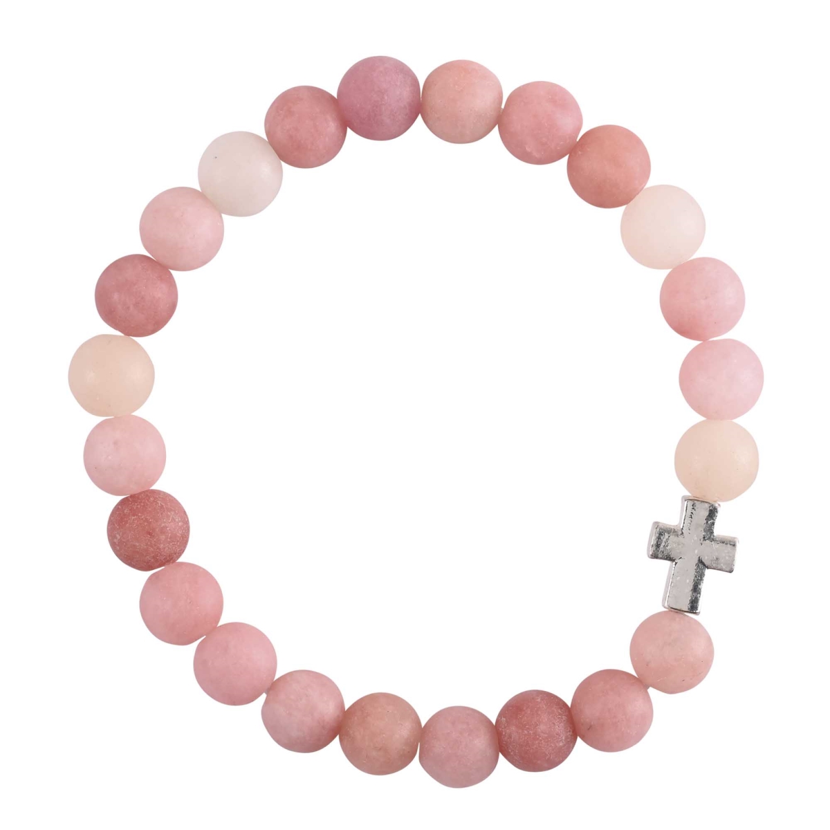 Picture of Dicksons 35-8104T Bracelet Red Aventurine Stone With Cross