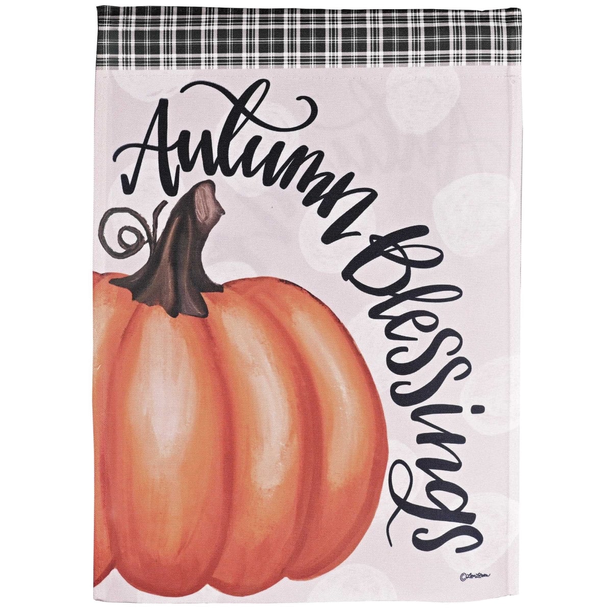 M080325 Garden Flag Pumpkin Autumn Blessings
