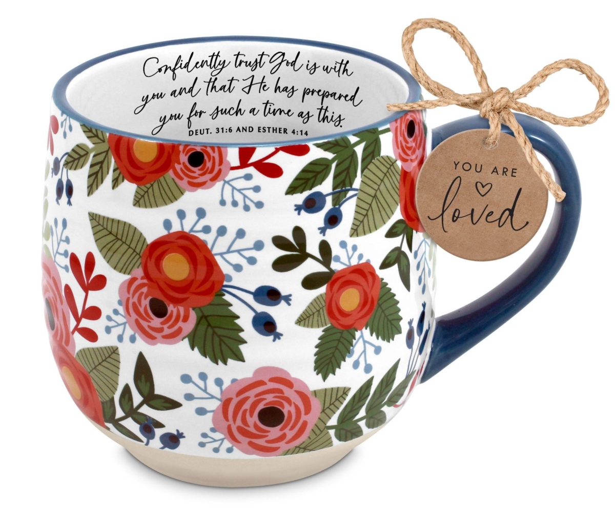 Picture of Dicksons 18551 Coffeecup Blooming Joy God Is With You